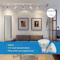 DEWENWILS GU10 LED Izzó, Meleg Fehér 2700K, Fényerőszabályozható, 5W 350LM, 50W Halogén Helyettesítő, 120° Szórási Szög, 6 db Csomag 3