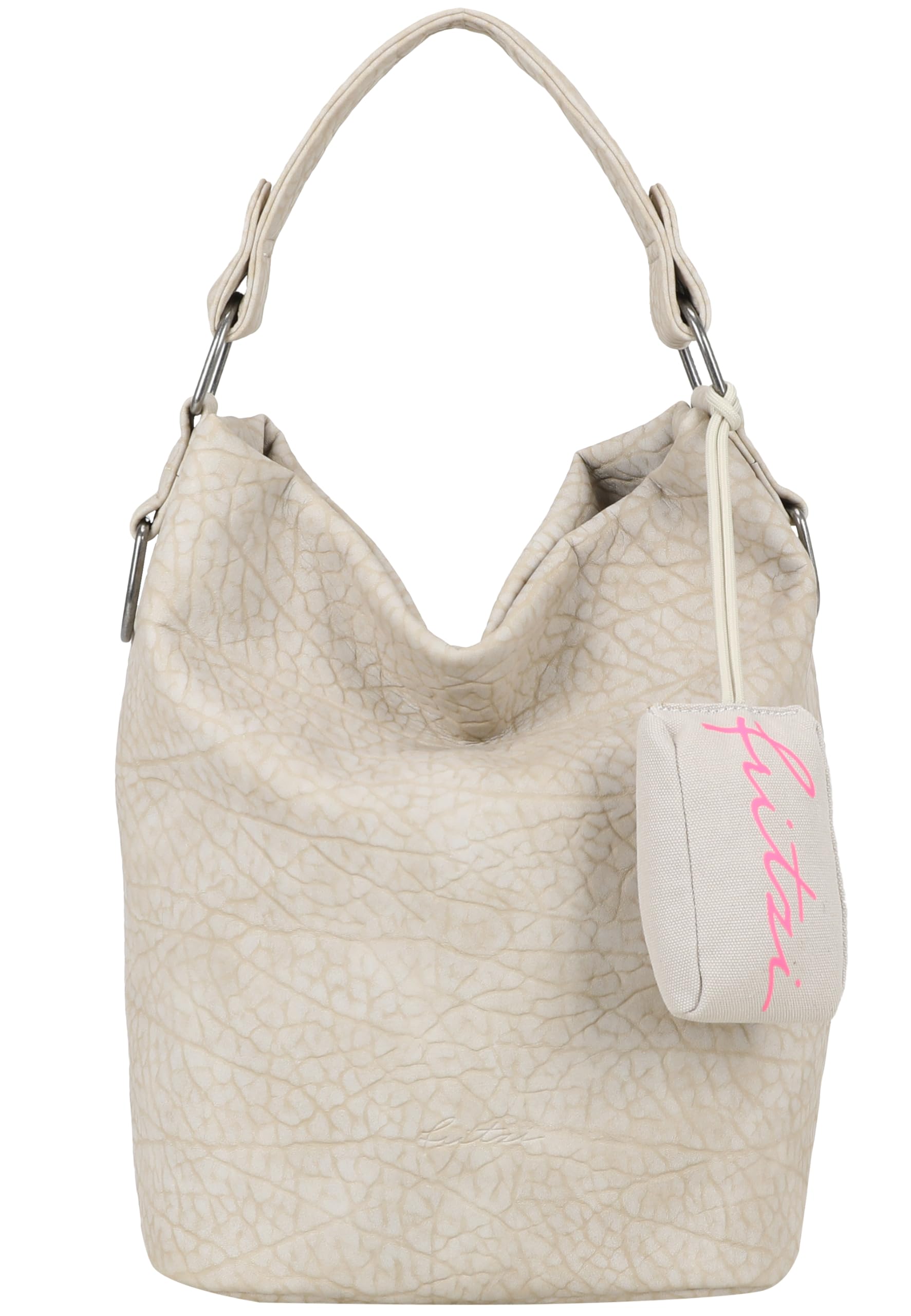 Fritzi aus Preußen shoulder bag Ella Hobo Matta White Sand beige