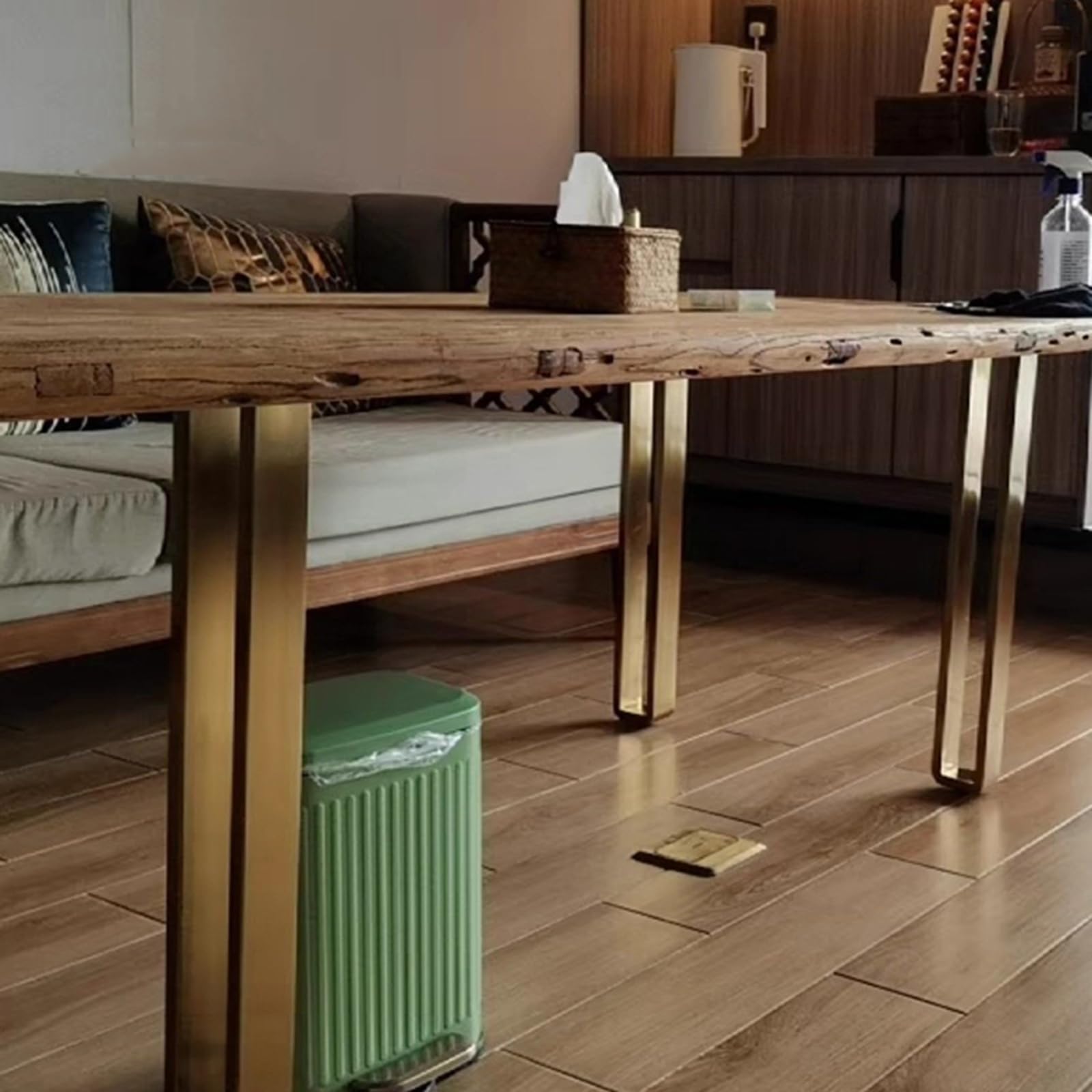 Nogi mebli, regulowane nóżki ze stali nierdzewnej, 2 szt., metalowe nóżki podporowe do stołu, wymienne nogi ze stali nierdzewnej ze śrubami(70cm(27.6in))