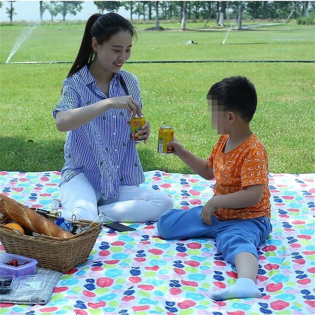 Koc Piknikowy Mata Piknikowa Koc piknikowy Przenośna mata zewnętrzna z paskiem do noszenia Składane koce piknikowe na Camping Park Turystyka piesza Koc Plażowy Do Parku(78.8inx118.2in)