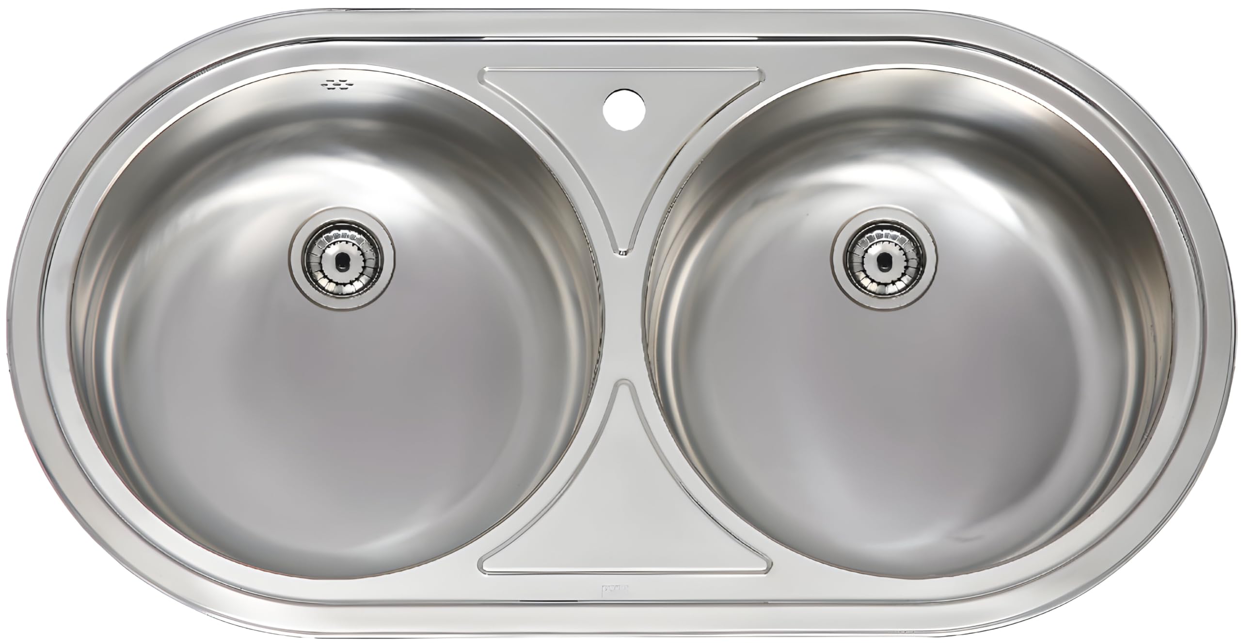 GALYON Practic Fregadero de Acero Inoxidable Dos Senos FI LUJO 2S 84X44 O VG Bajo Encimera – Resistente y Elegante.