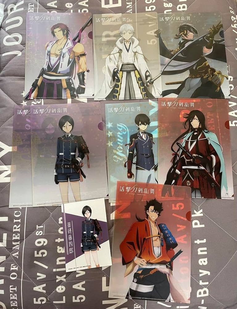 Amazon.co.jp: 活劇 刀剣乱舞 ミニクリアファイルセット