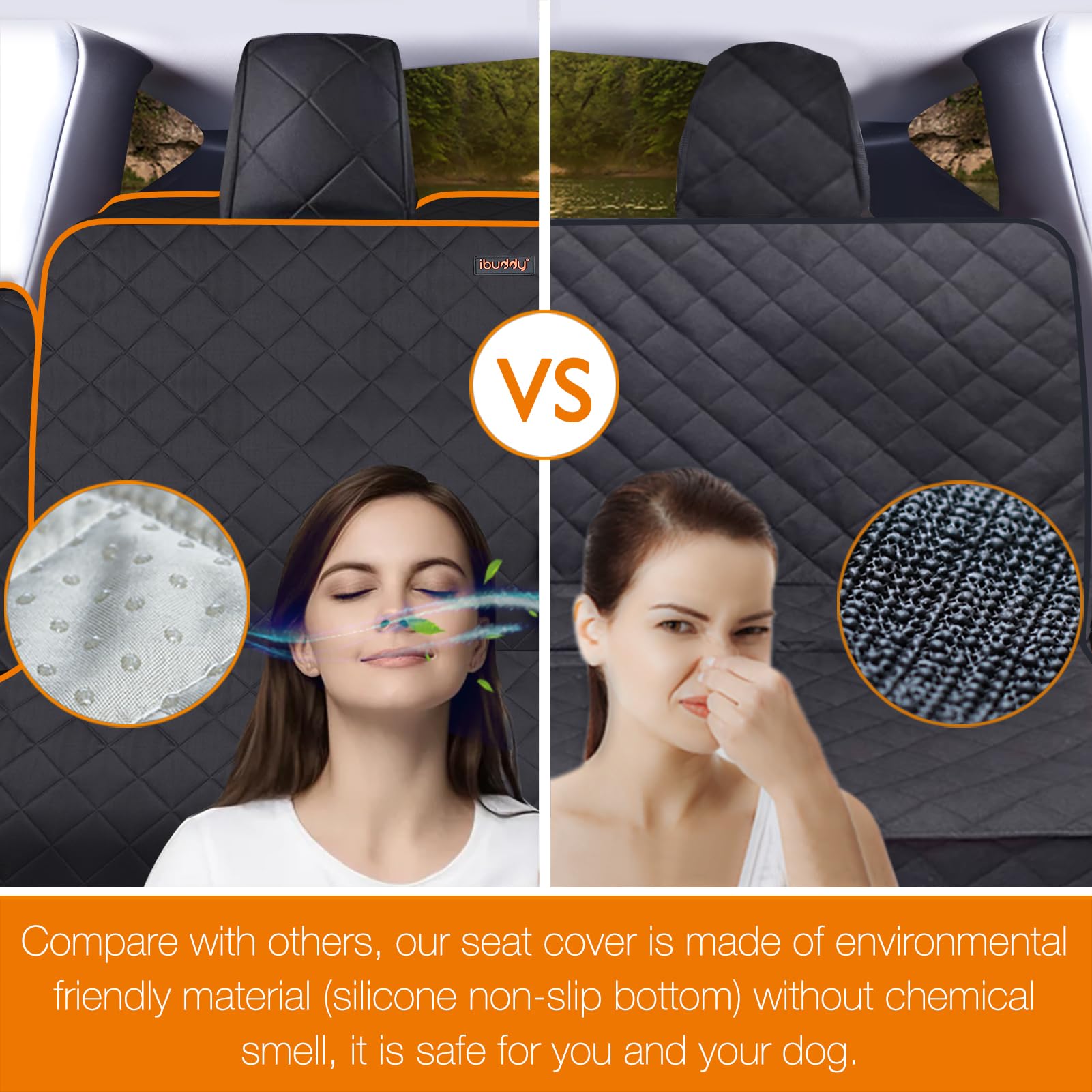 Amazon.co.jp: iBuddy Tesla 犬用シートカバー モデルY 2個付き 車の