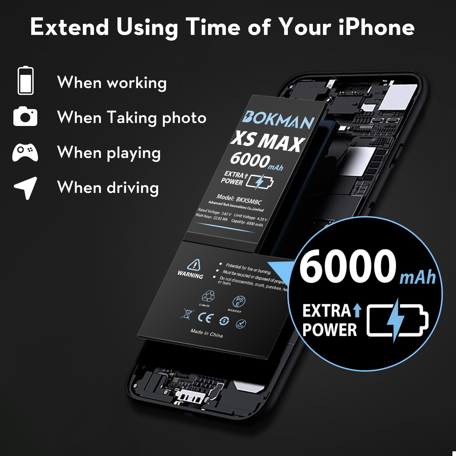 iPhone XsMax バッテリー100%‼️ iPhone XS Max BMSボード100%バッテリーセル修理手順 | APPLEMAC