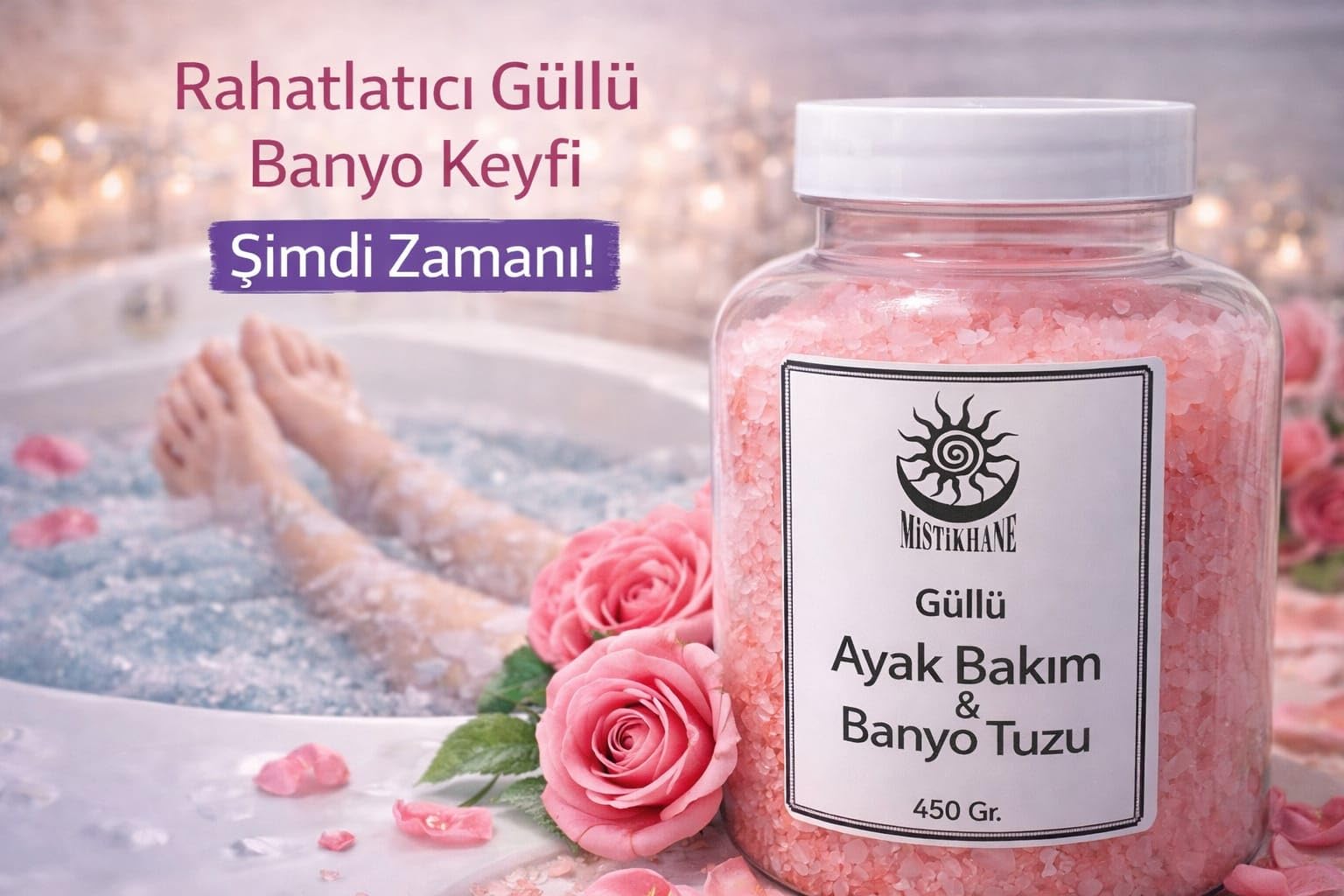 Güllü Ayak Bakım & Banyo TUZU450 Gr.