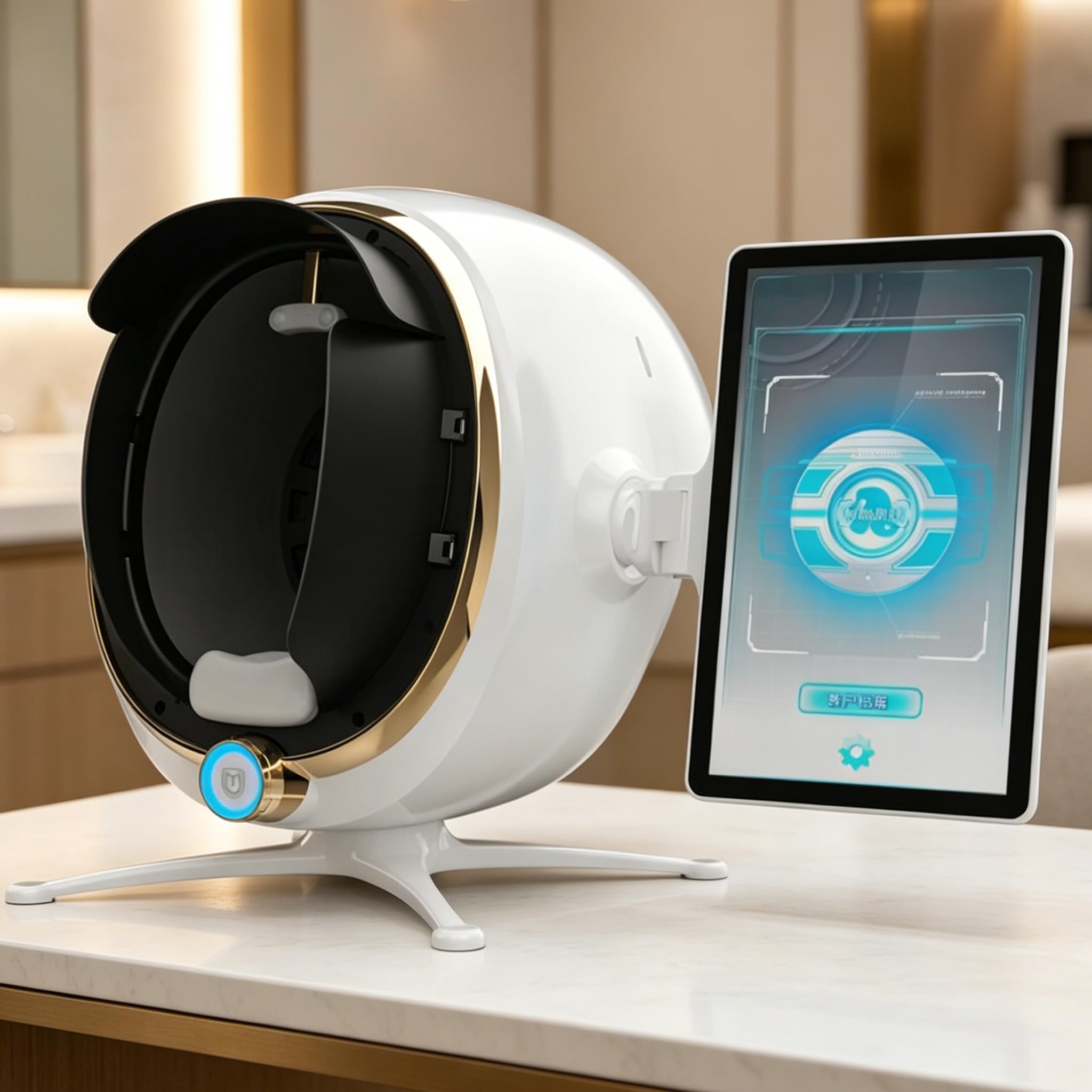 YMLUKzun AI Facial Skin Analyzer Machine 13.3in