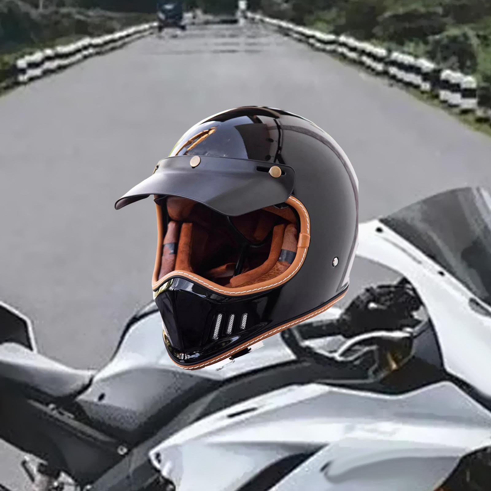 うp→オーダー品ヘルメットバイザー Amazon.co.jp: JicSuXi バイク用ヘルメットバイザー（ブラック