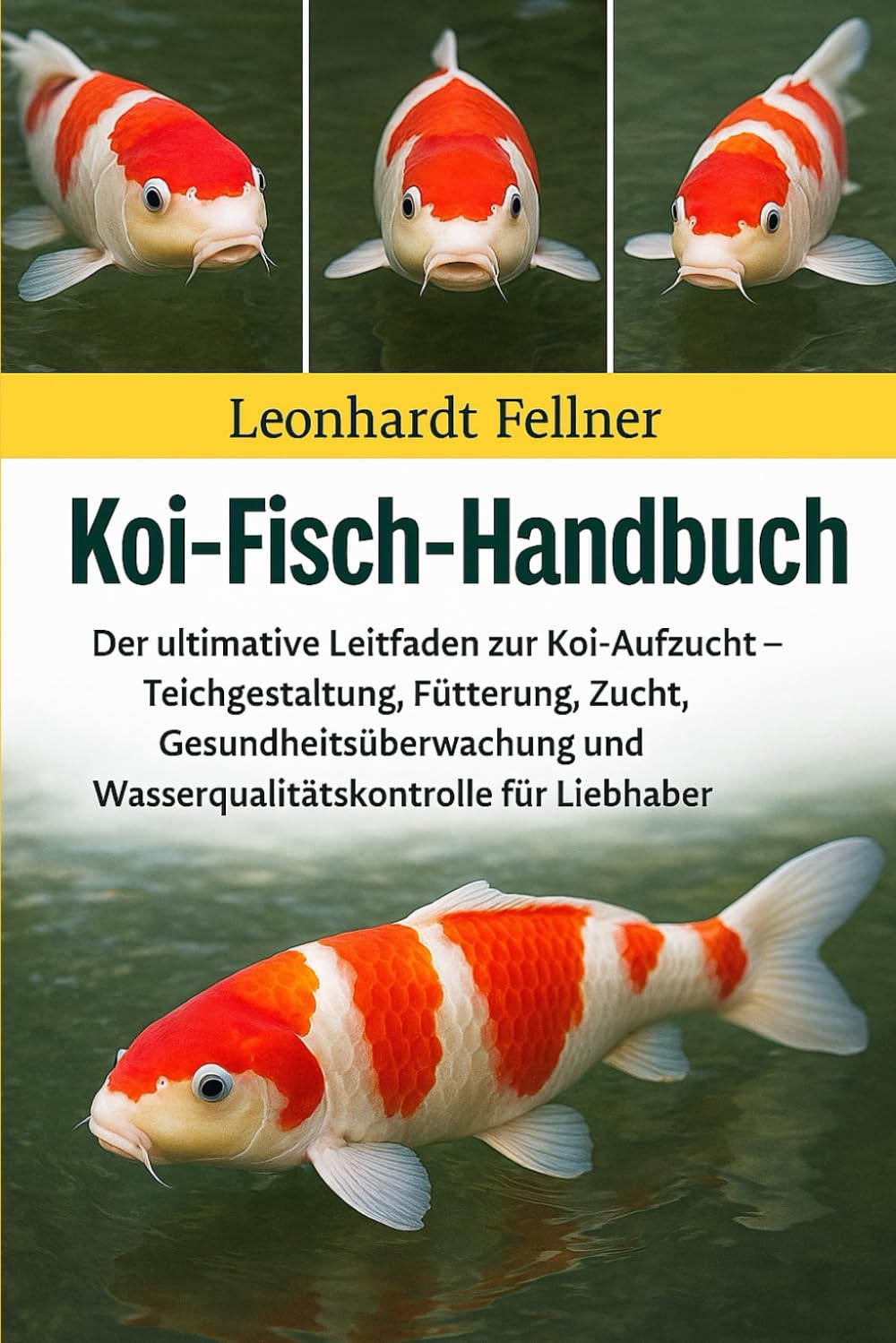 KOI-FISCH-HANDBUCH: Der ultimative Leitfaden zur Koi-Aufzucht – Teichgestaltung, Fütterung, Zucht, Gesundheitsüberwachung und Wasserqualitätskontrolle für Liebhaber
