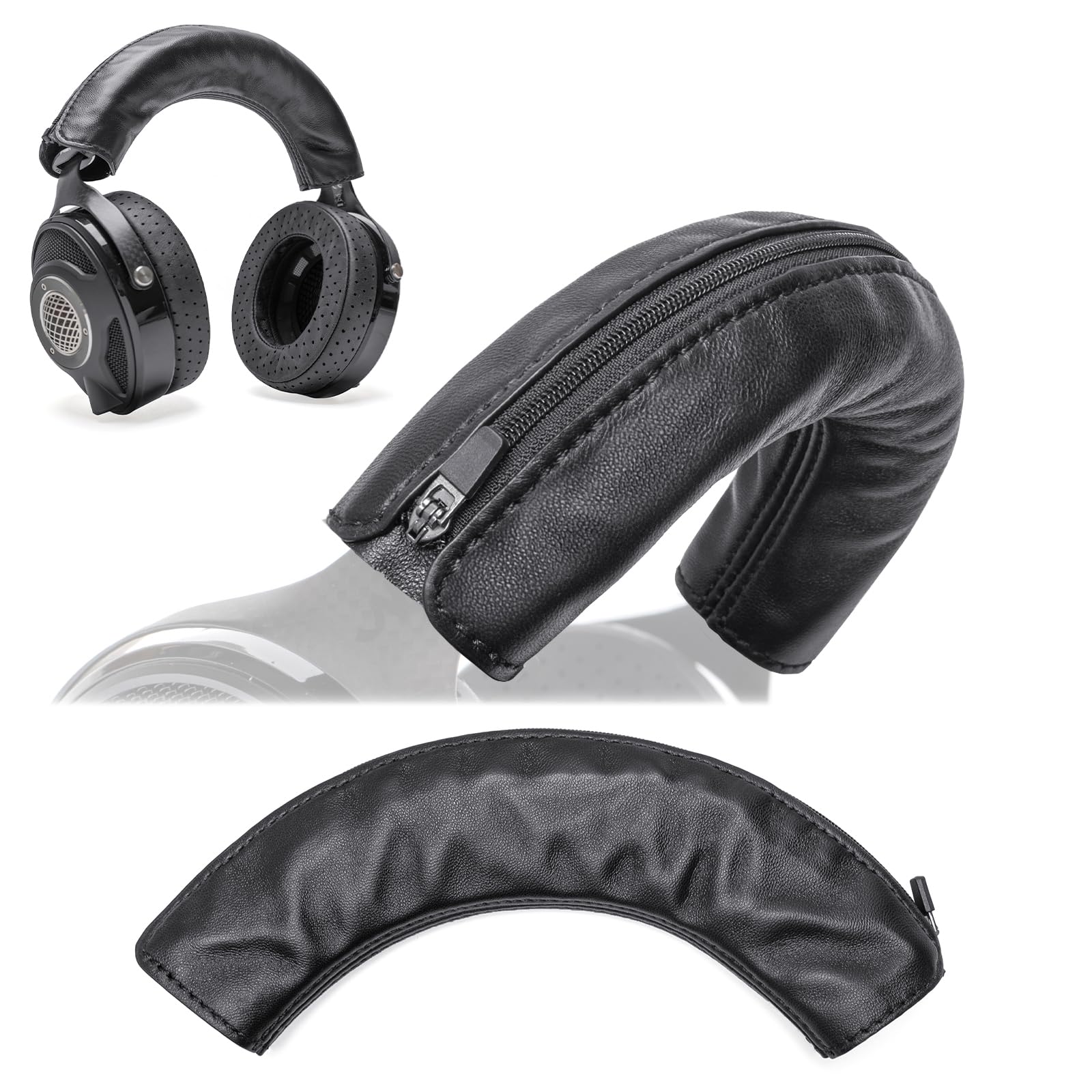 Amazon | Voarmaks 高級ラムスキンヘッドバンドカバー Focal Utopia