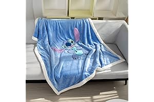 COSUSKET Kids Stitch Throw Blanket- A Fun and Cozy Companion for Children