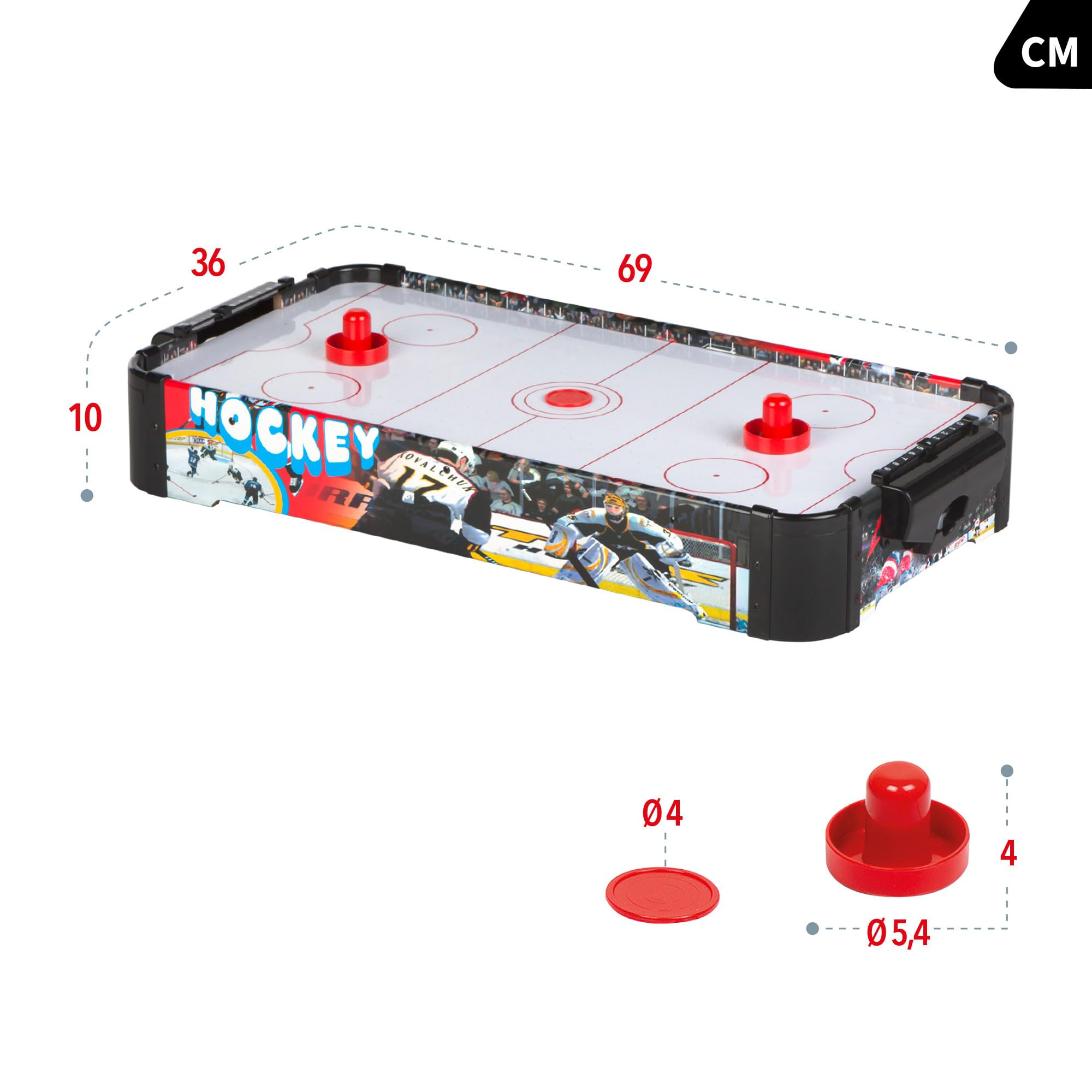 ColorBaby 43315 - Jeu Air Hockey de Table
