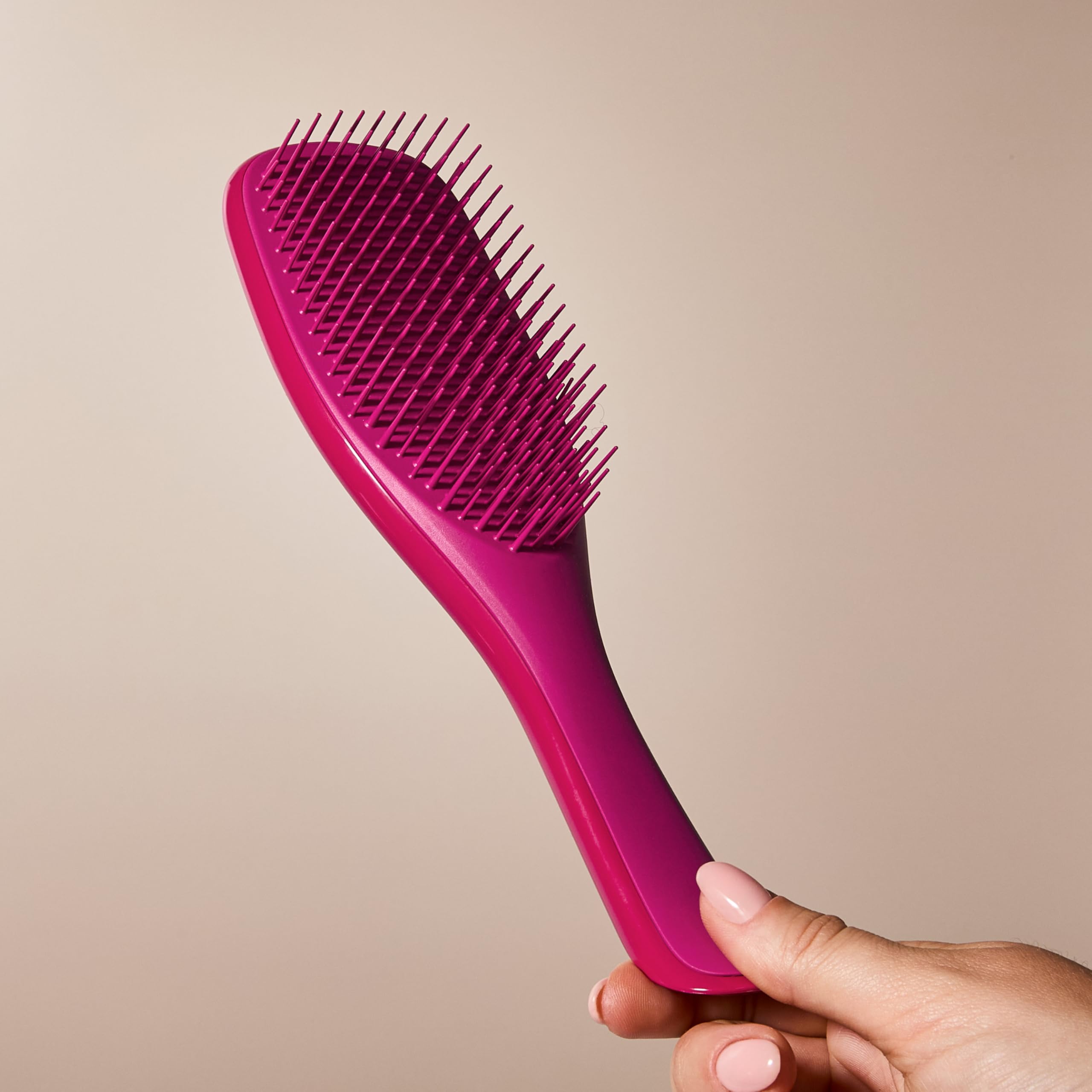 Tangle Teezer Ultimate Detangler - Szczotka do rozczesywania do wszystkich rodzajów włosów - Dwupoziomowe ząbki zmniejszają łamliwość i eliminują splątania - Electric Raspberry Pink