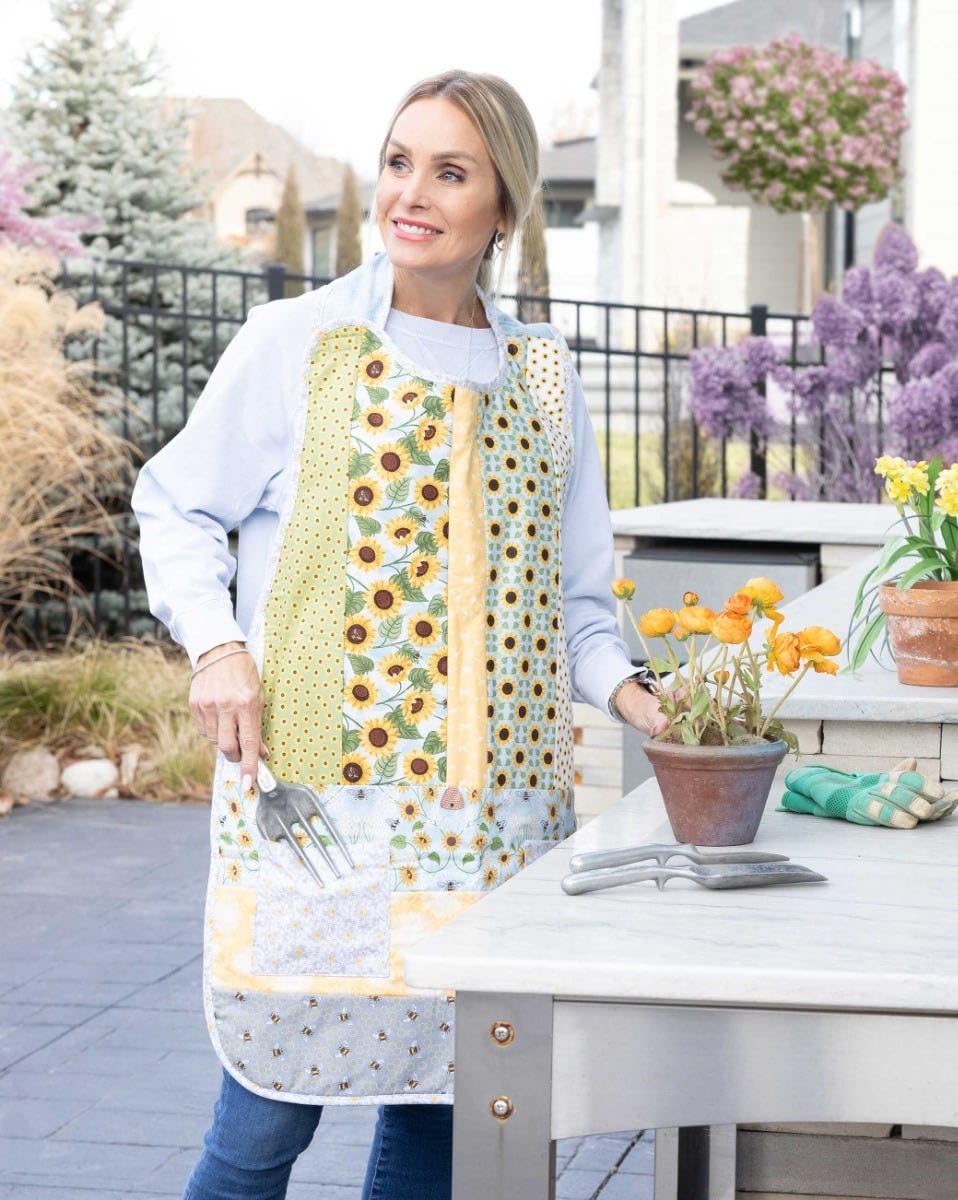 Amazon.com: Quilt As You Go Coverall Adult Bib/Apron - 1