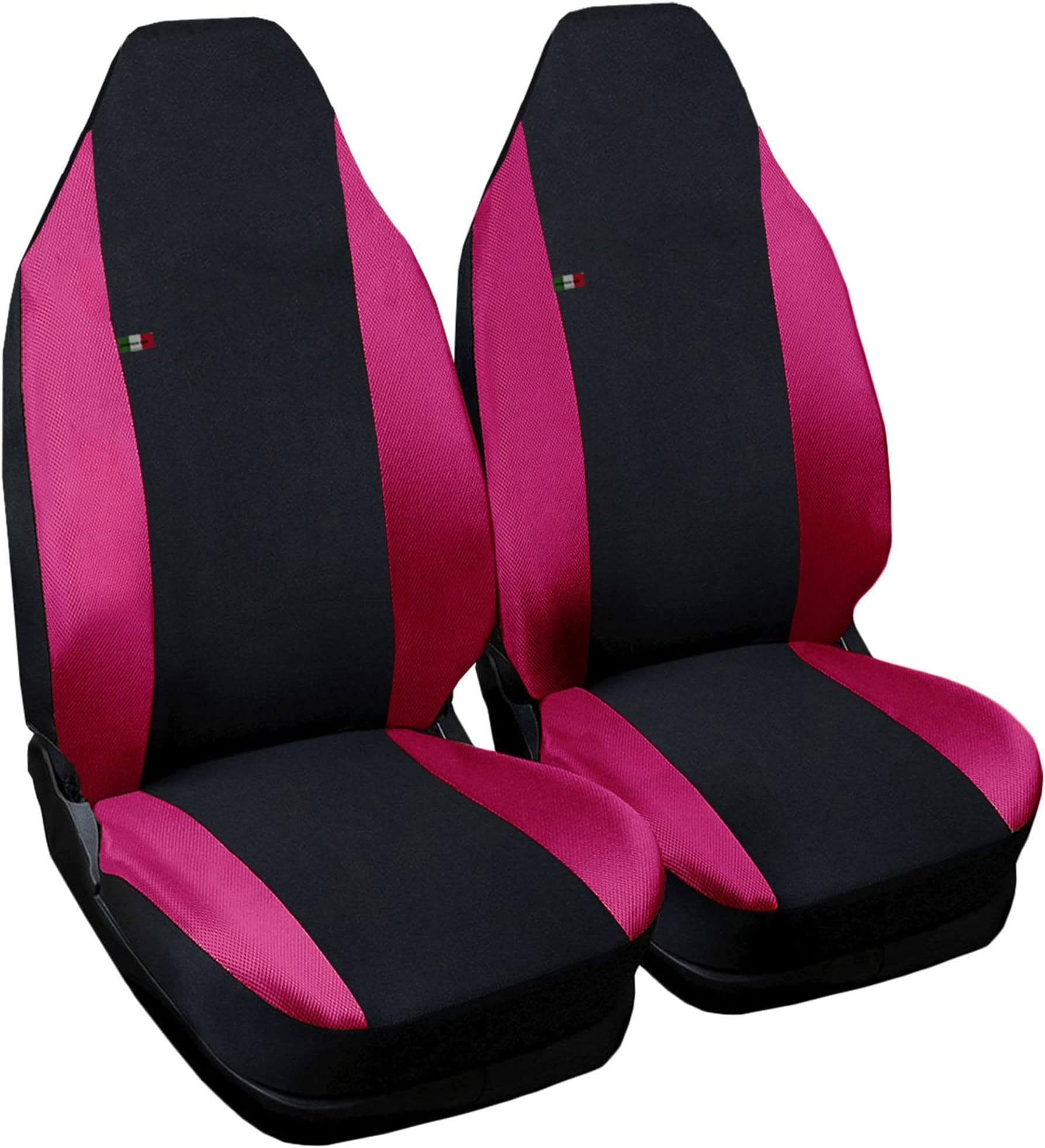 Seat Covers, Black/Fuchsia