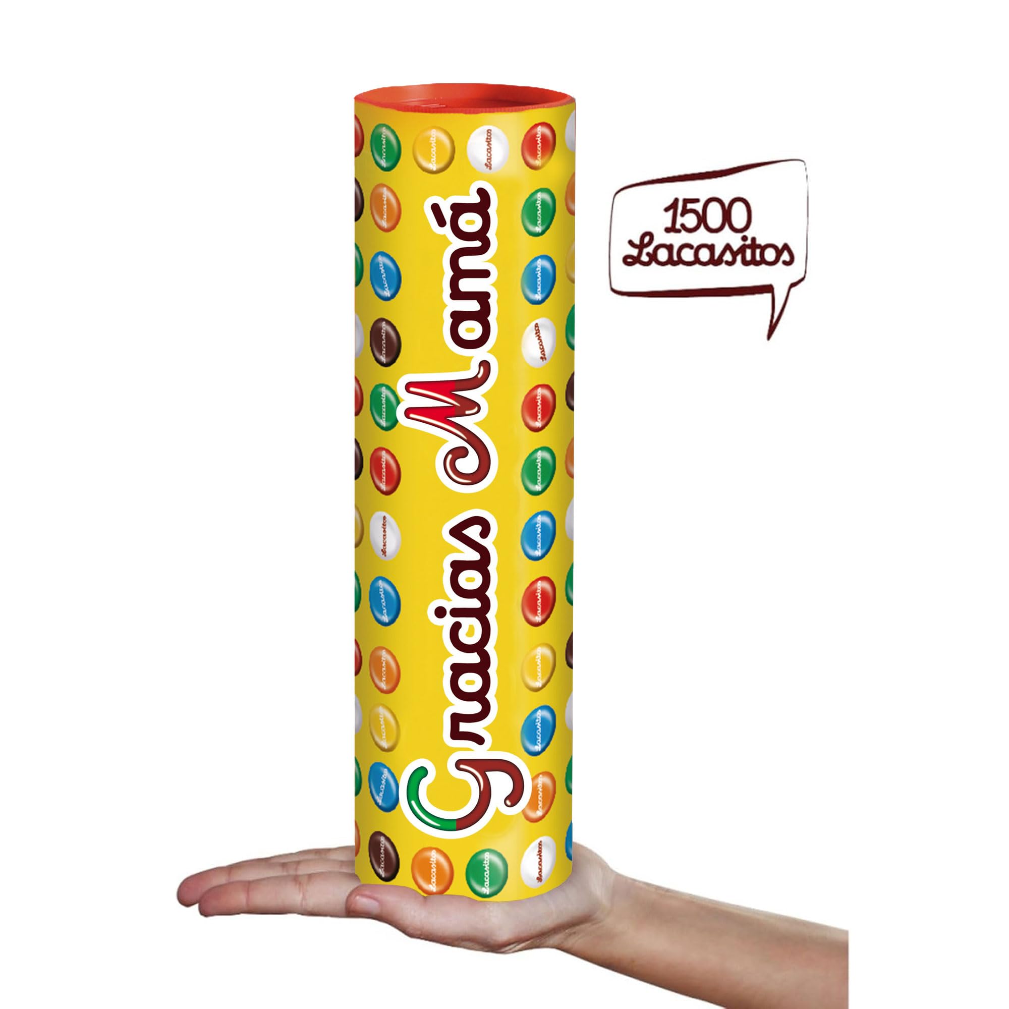 Lacasitos Megatubo 1,5 KG-"Gracias mamá"