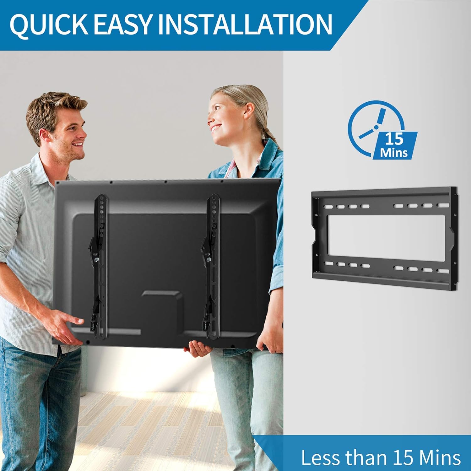 Discount 80% BLUE STONE Tilt TV Wall Mount for Most 32-65 Inches TVs, Low Profile TV Mount Bracket Compatible Max VESA 400x400 & Weight 165 lbs, Wall Mount with HDMI Cable and Level Discount 70% BLUE STONE Tilt TV Wall Mount for Most 32-65 Inches TVs, Low Profile TV Mount Bracket Compatible Max VESA 400x400 & Weight 165 lbs, Wall Mount with HDMI Cable and Level