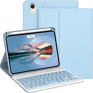 Divufus Keyboard Case for iPad mini 7th Generation (A17 Pro) 2024 / 6th Gen 2021 8.3 Inch [Magnetic Detachable Wireless Ke... Price In India
