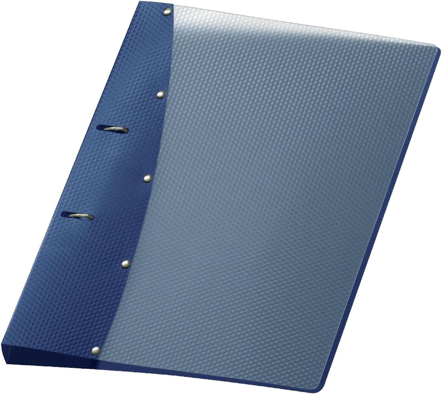 Veloflex 1141450 Diamond Ring Binder DIN 210 x 297 mm, Combi Mechanism Ring Binder A4 Blue