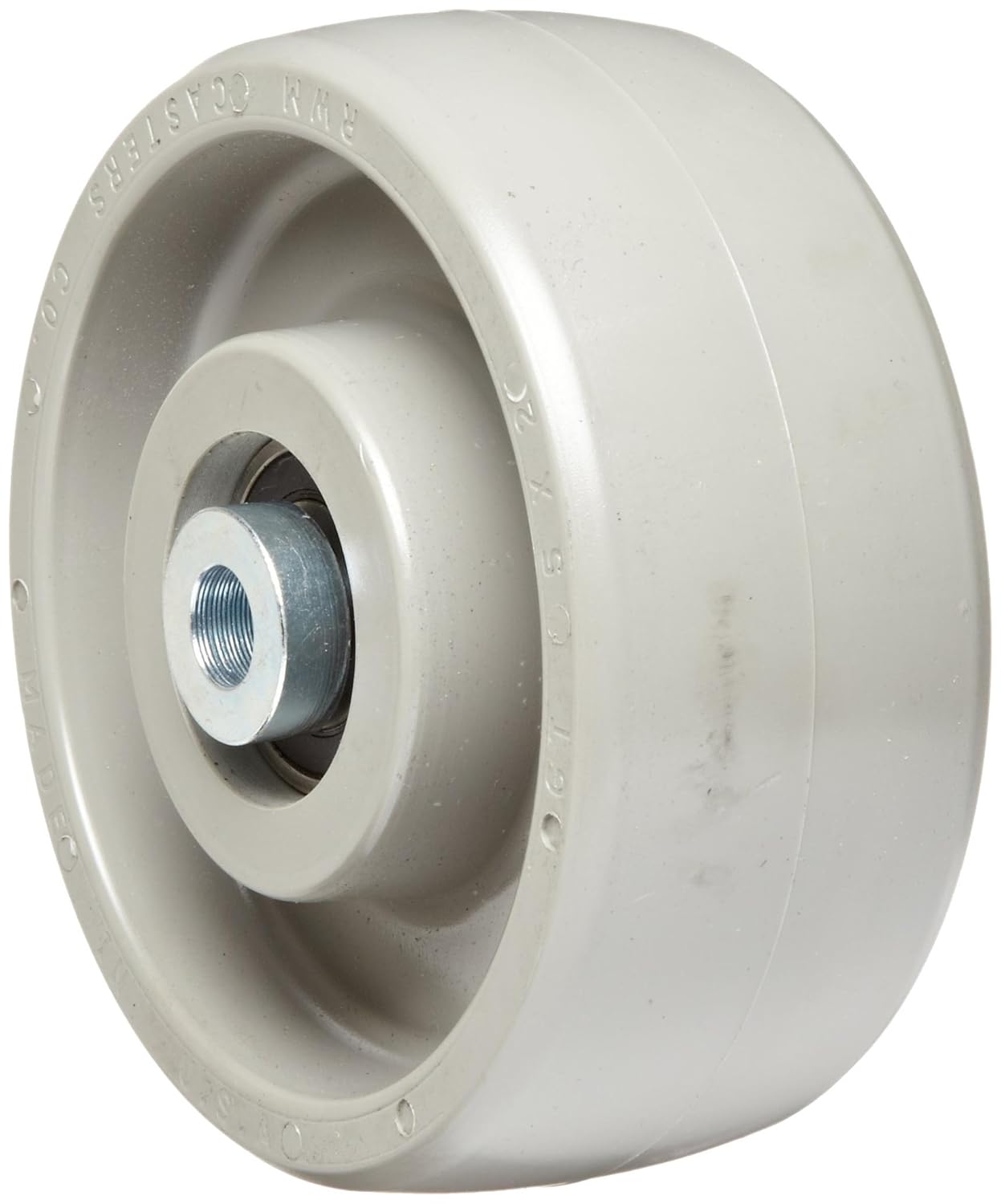 GTB-0520-08 5" Diameter X 2" Width Tread GT Wheels With Sealed Precision Ball Bearing For 1/2" Axle, 1200 lbs Capacity