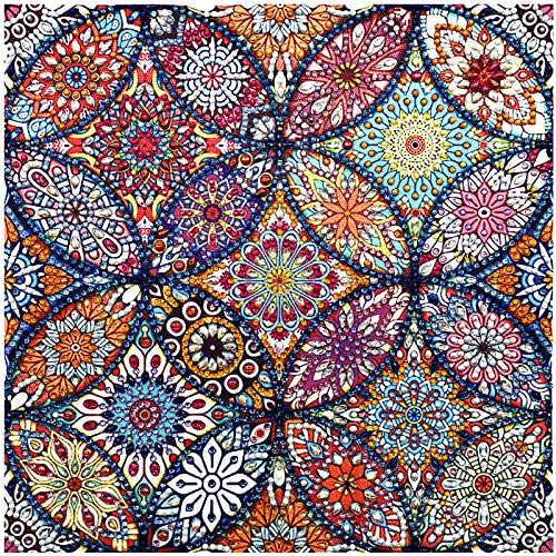 VETPW 5D DIY Mandala Diamante Pintura por Números Kit, Bricolaje ...