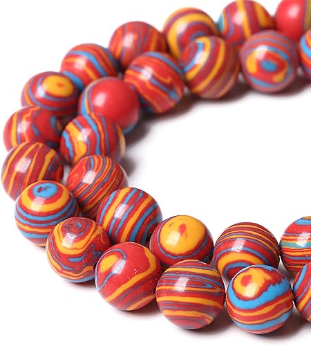 Miniatura 133 de 6mm 66pcs Natural White Porcelain Agates Stone Round Beads for Jewelry Making Spacer Loose Spacers Beads DIY Bracelets 15" Strand