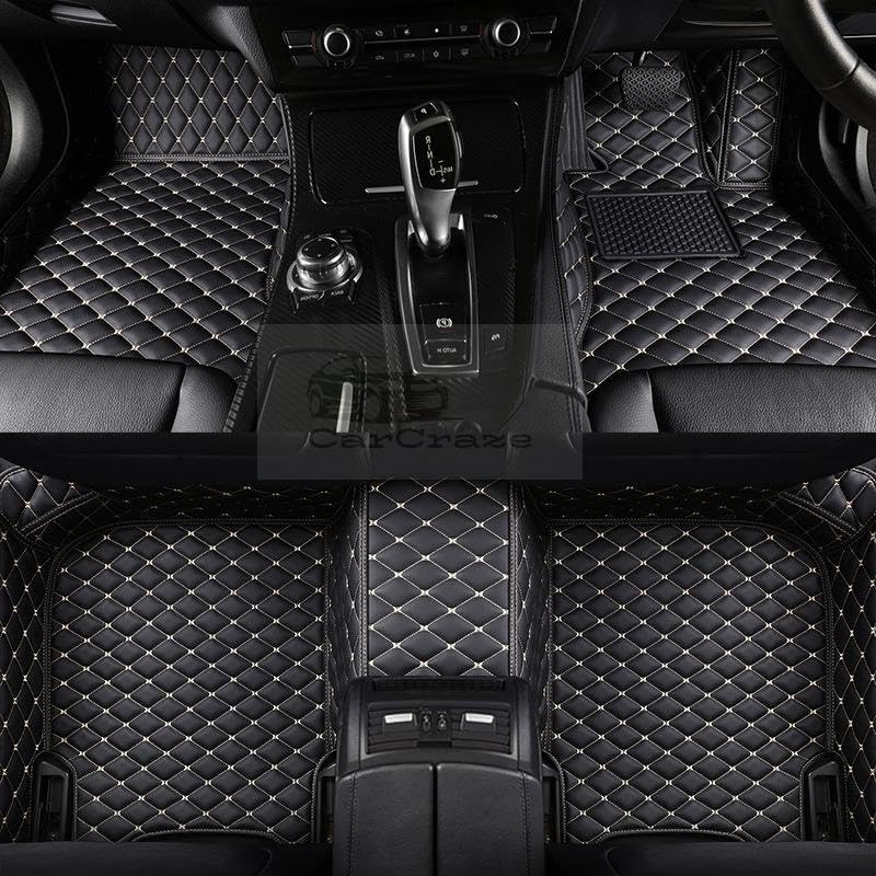 Image of 7D Car Foot Mat for Mahindra XUV 300 | Black Silver