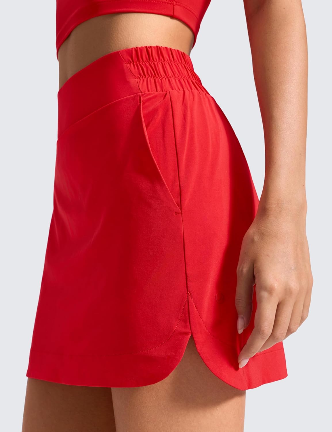 CRZ YOGA High Waisted Dolphin Golf Skirts for Women - Mini Lined A Line Tennis Casual Skort with Side Pockets - Image 4