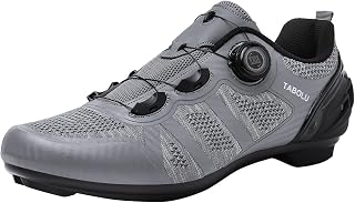 PENXZT Mens Womens Cycling Shoes Compatible with Look SPD SPD-SL Delta Cleats Peloton Shoes Bike Indoor Outdoor Road Bike Riding Shoes