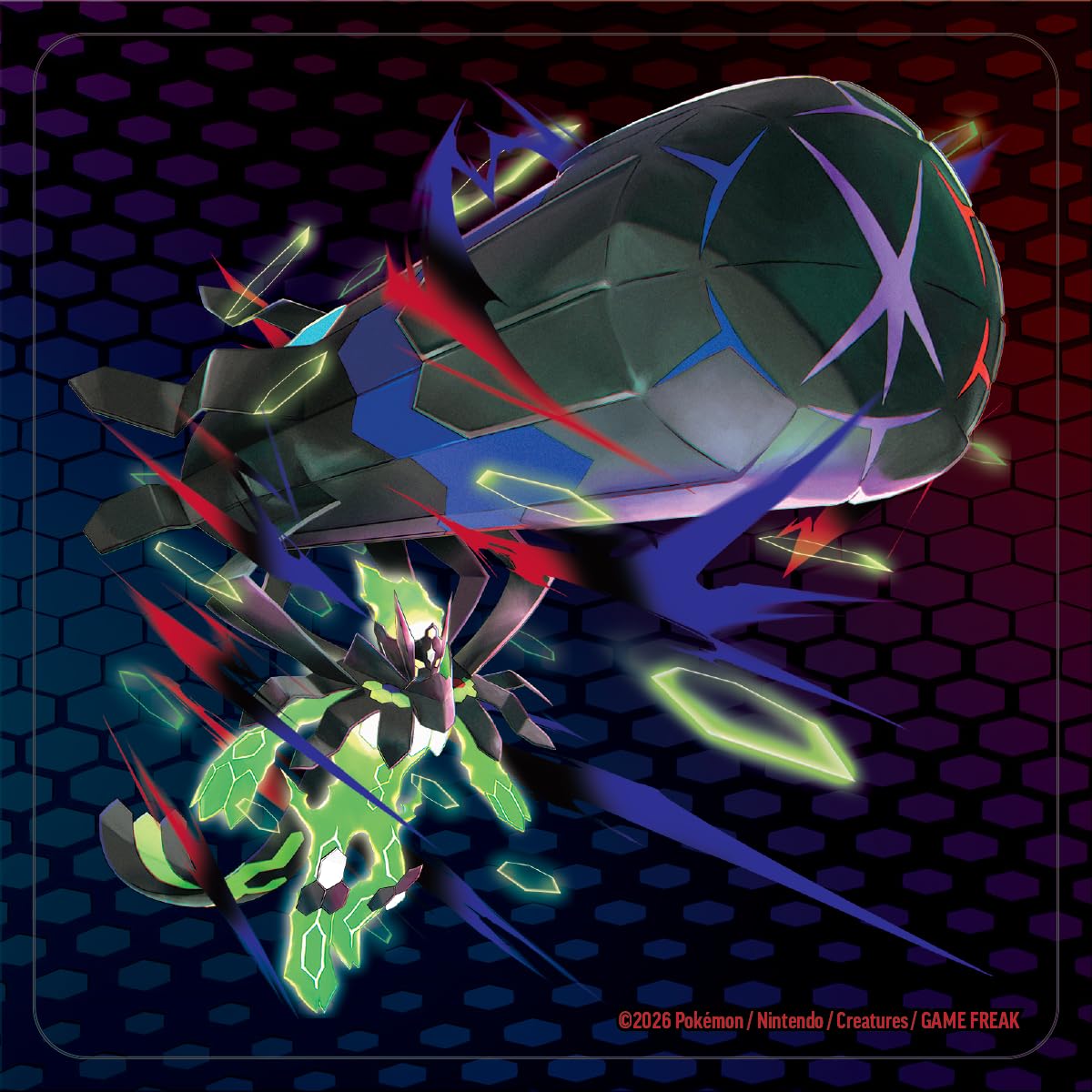 Pokémon: collezione premium Mega Zygarde-ex del GCC Pokémon (una carta promozionale, una carta lenticolare gigante, un adesivo e otto buste di espansione), Edizione in Italiano