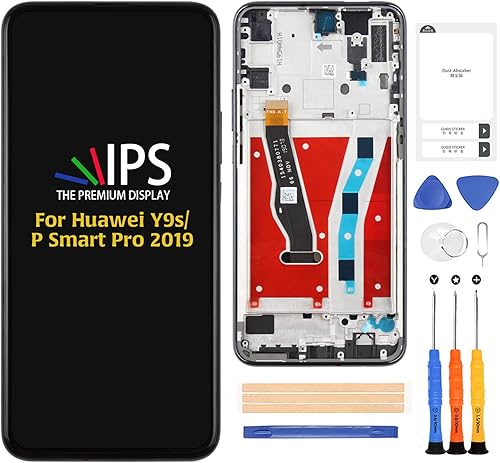 A-MIND Para Huawei Y9sP Smart Pro 2019 Reemplazo de pantalla STK-L21 STK-LX3 STK-L22 Pantalla LCD Touch Digitalizador Kit de reparación de montaje