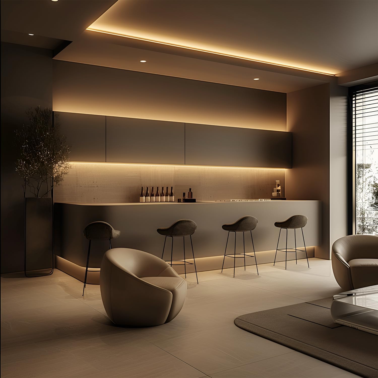 5V LED Strip Lights, Warm USB LED Light Strip, 6.56FT Dimmable COB LED Strip Light, High Brightness Short LED Strip for Display Cabinet, Living Room, TV Lights