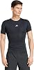 Playeras casuales de compresión Techfit para hombre - Negro 1