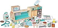 Vista 4 de Melissa & Doug Cafetería Coffee Shop Barista de Madera (35 Piezas) - Certificado FSC