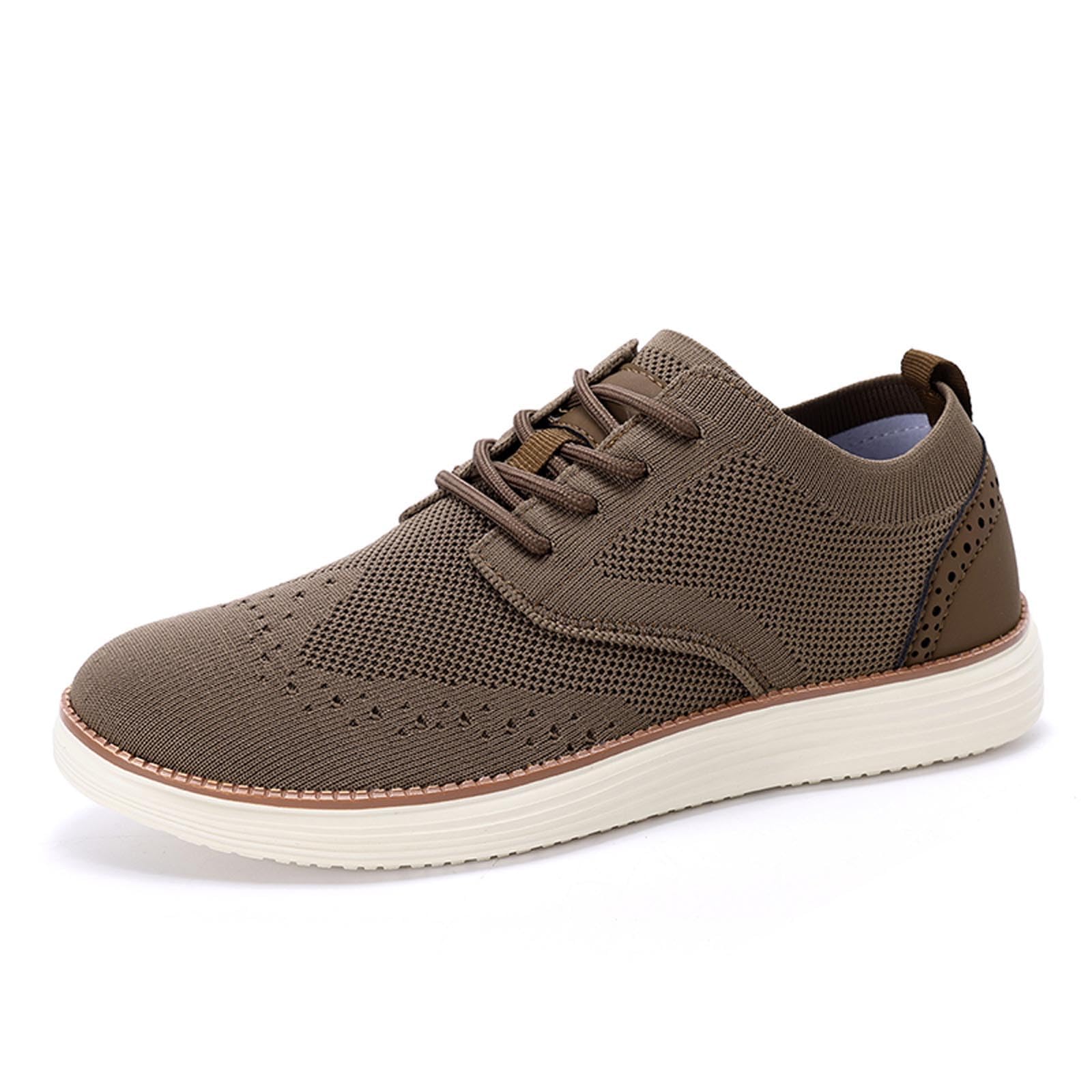 Mens Casual Dress Sneakers Mesh Oxfords Sneakers Loafers Business Casual Comfortable Walking Shoes
