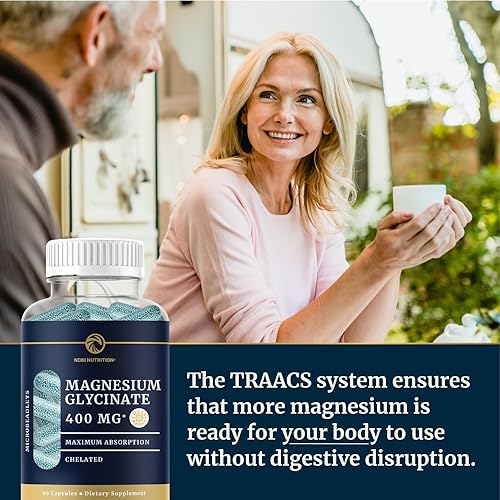 Miniatura 3 de Suplemento de glicinato de magnesio  Microperlas avanzadas  Quelado para una máxima absorción  400 mg de polvo de bisglicinato de magnesio por