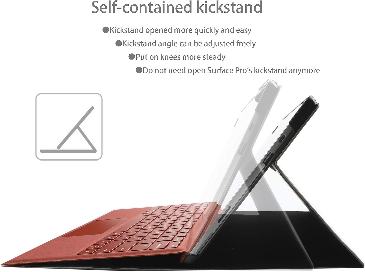 🛒 Crazy Deals LnarrCase Surface Pro Case for Microsoft Surface Pro 7 / Pro 6 / Pro 5 / Pro 4 12.3 Inch Tablet Multiple Angle Viewing Compatible with Type Cover Keyboard -Grey Weekly Top Sale LnarrCase Surface Pro Case for Microsoft Surface Pro 7 / Pro 6 / Pro 5 / Pro 4 12.3 Inch Tablet Multiple Angle Viewing Compatible with Type Cover Keyboard -Grey