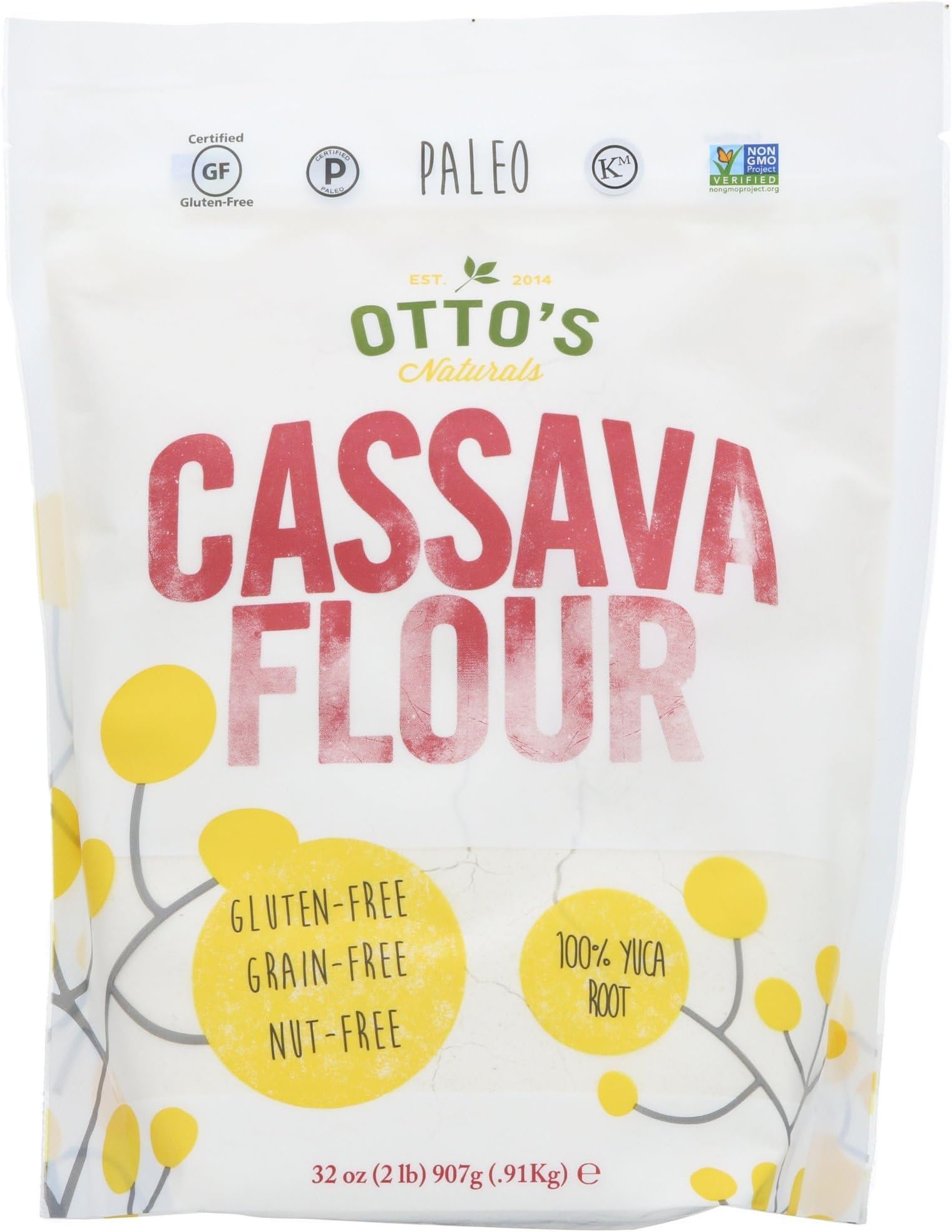 Ottos Natural - Cassava Flour, 32 oz, 6 Pack6