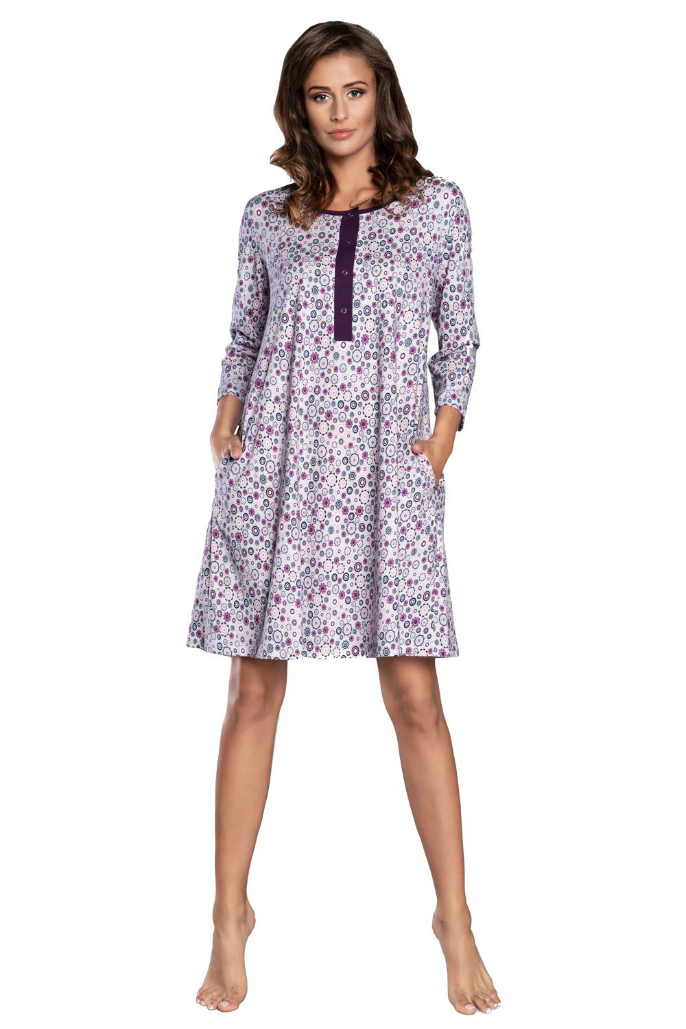 Italian Fashion Camison Lactancia Hospital | Ropa Premama Embarazada | Ropa Embarazada Mujer con Cierre | Camison Hospitalario Mujer | Bata Maternidad Hospital S-XXL — view 16