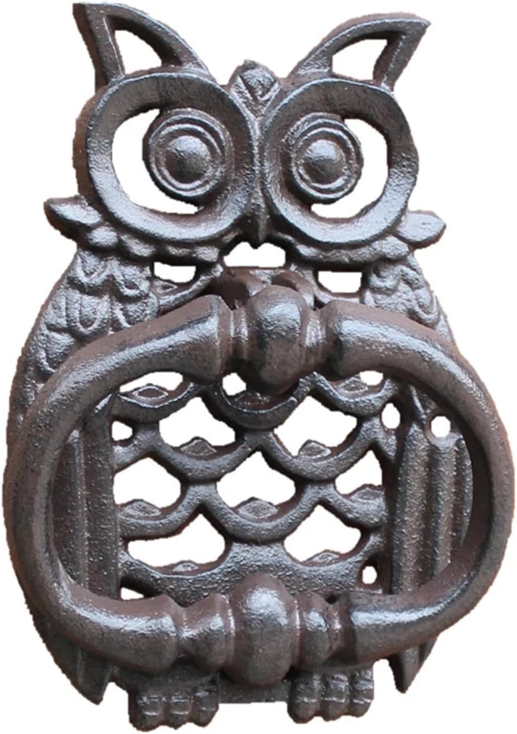 Zhaoqin 1 Pc Door Knocker Elegant Retro Cast Iron Animal Home Door Knocker Hardware Wall Decoration