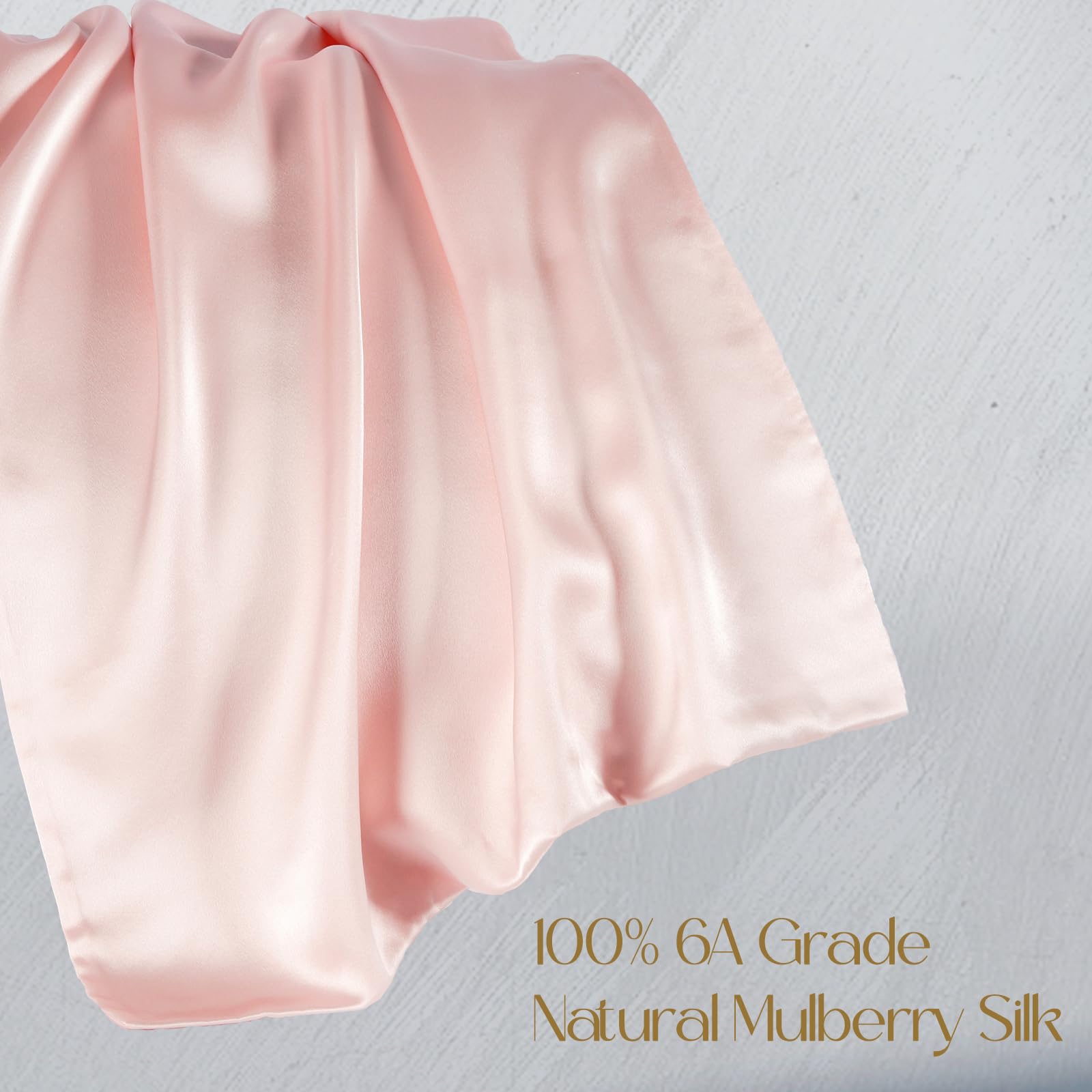 ZIMASILK 100% Mulberry Silk Pillowcase for Hair and Skin Health Both Sides 19 Momme Premium Grade 6A Silk, Soft & Smooth - Image 2