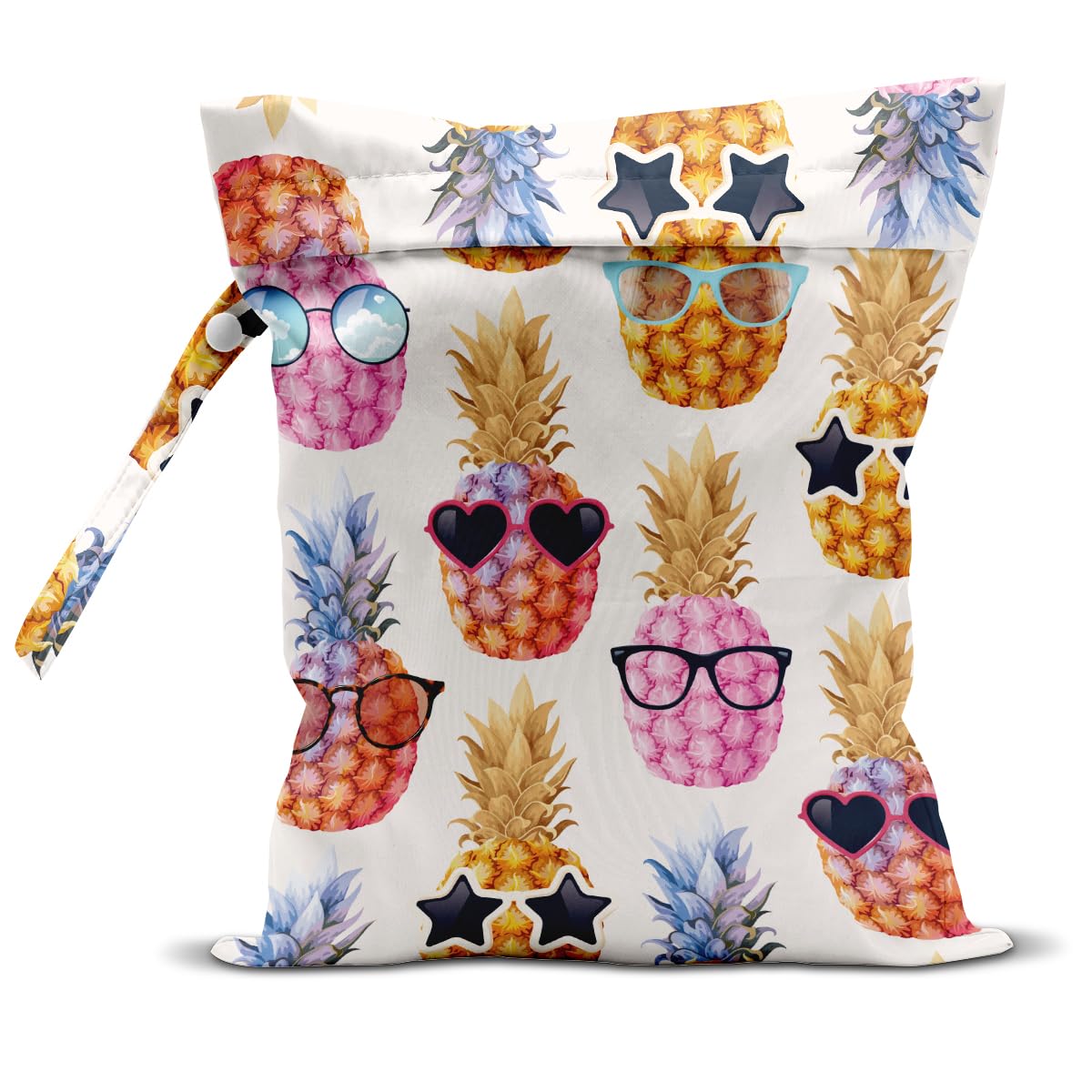 zcyxuuw Wet Bag, Wet Dry Bag, Wet Bag for Swimsuit, Travel, Beach, Pool, Diapers, Dirty Yoga Gym Clothes, Makeup Bag, Waterproof Tropical Palm Leaves Decor Jungle Palm Leaf Favors