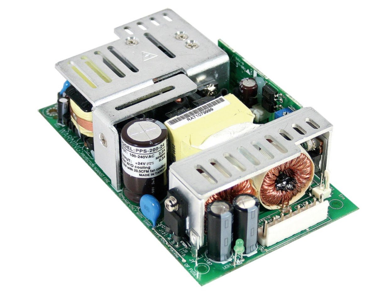 Industrial Open Frame 200W 12V 16.6A PPS-200-12 Meanwell AC-DC Single Output PPS-200 MEAN WELL Switching Power Supply