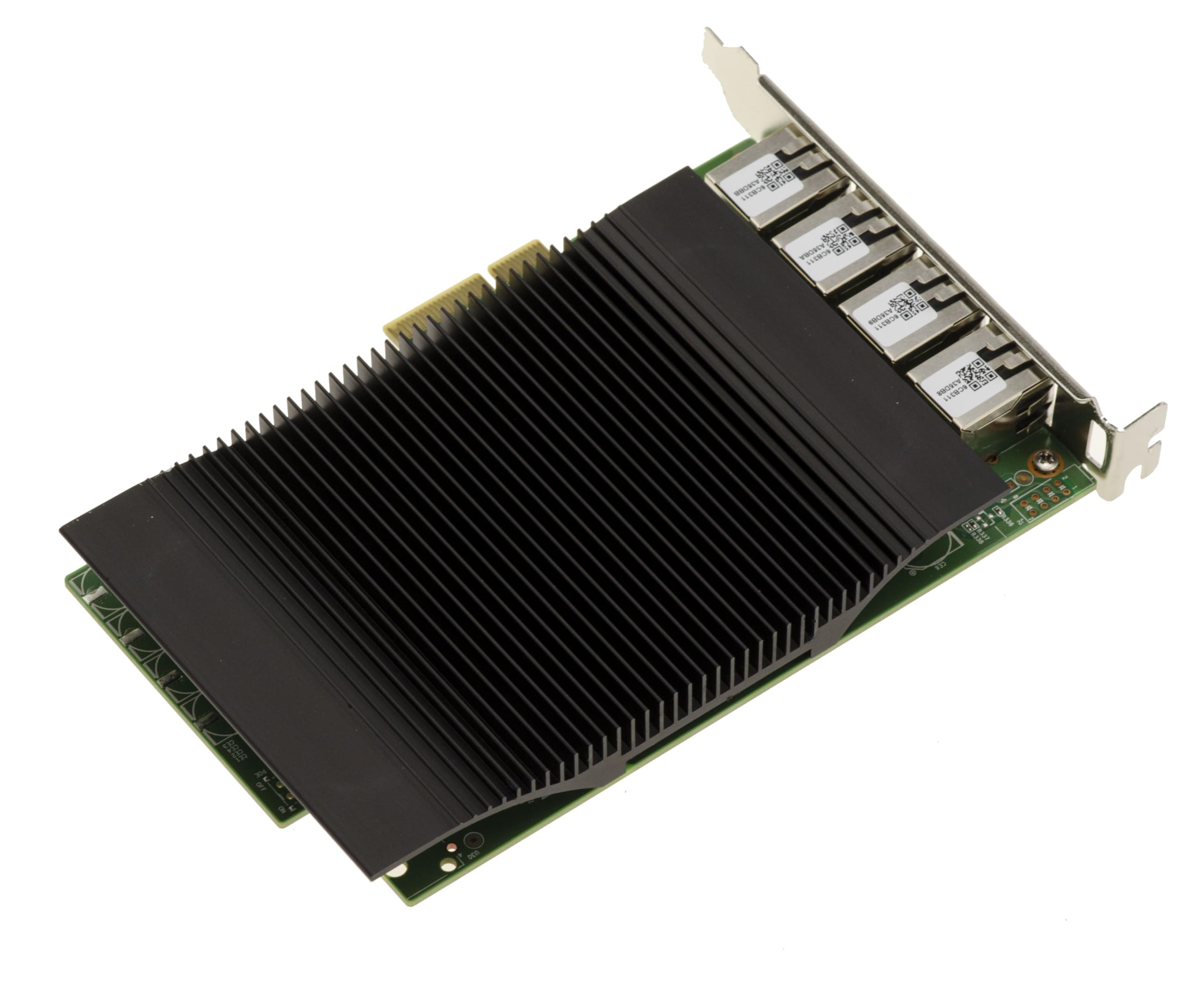 KALEA-INFORMATIQUE Tarjeta controladora de Red PCIe x4 con 4 Puertos Ethernet RJ45 de 2,5 Gigabit con chipset Intel I226 Gama Industrial Compatible con 10, 100, 1000, 1G y 2,5G | Tarjeta de red PCIe x4 con cuatro puertos RJ45 de 2,5 Gigabit Ethernet con c