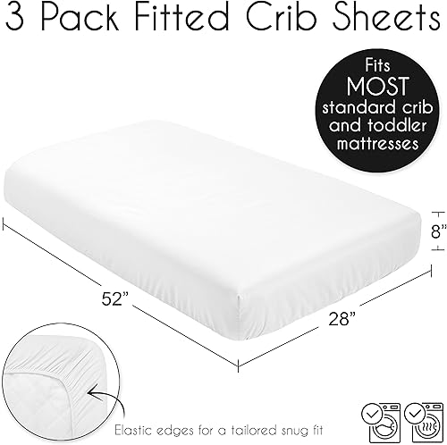 Miniatura 6 de Sweet Jojo Designs Juego de sábanas ajustadas para cuna para niño, para recién nacido, cuarto de bebé, colchón estándar 3p, fútbol, baloncesto,