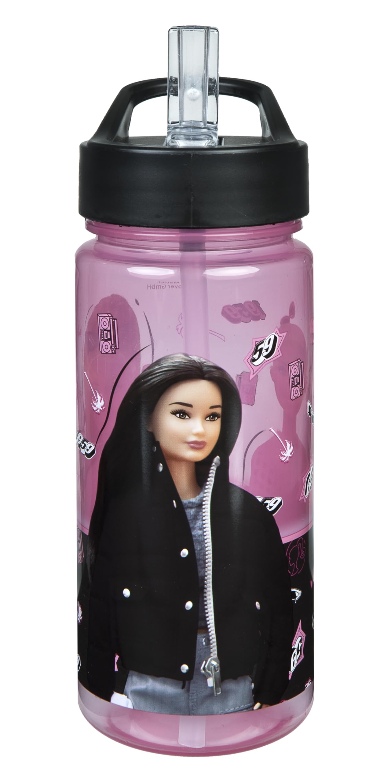 Scooli - Barbie Drinking Bottle - BPA-Free with Barbie Motif - Ideal for Children and Fans - Nursery and School - 500 ml