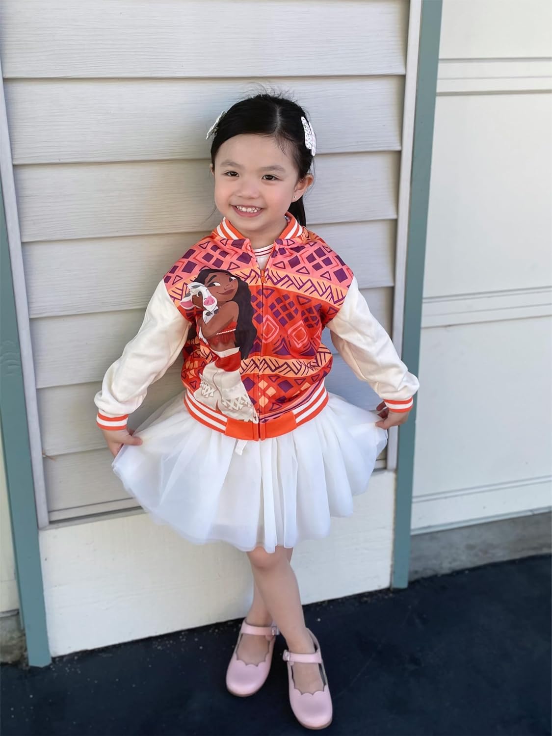 Disney Minnie Mickey Stitch Princess Frozen Elsa Jacket Lightweight Zip up Fall Clothes Classic Sweatshirt 2-14 Years - Image 2