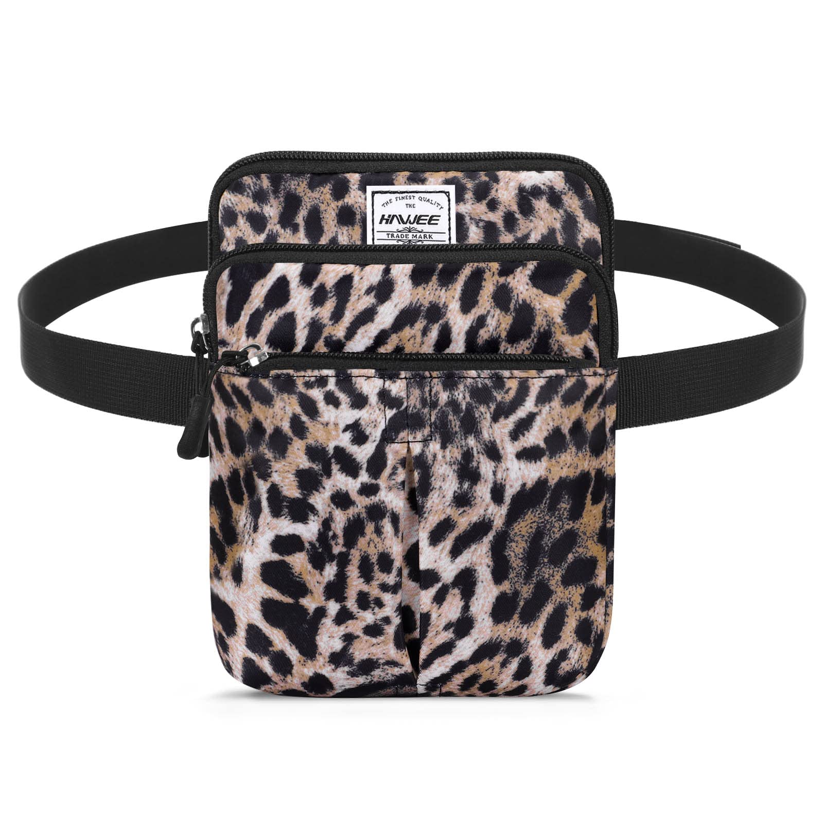 HAWEE Waist Belt Bag for Women and Men Cross Body Cell Phone Purse Adjustable Shoulder Strap Travel Hip Pouch Multifunctional Fashion Fanny Packs