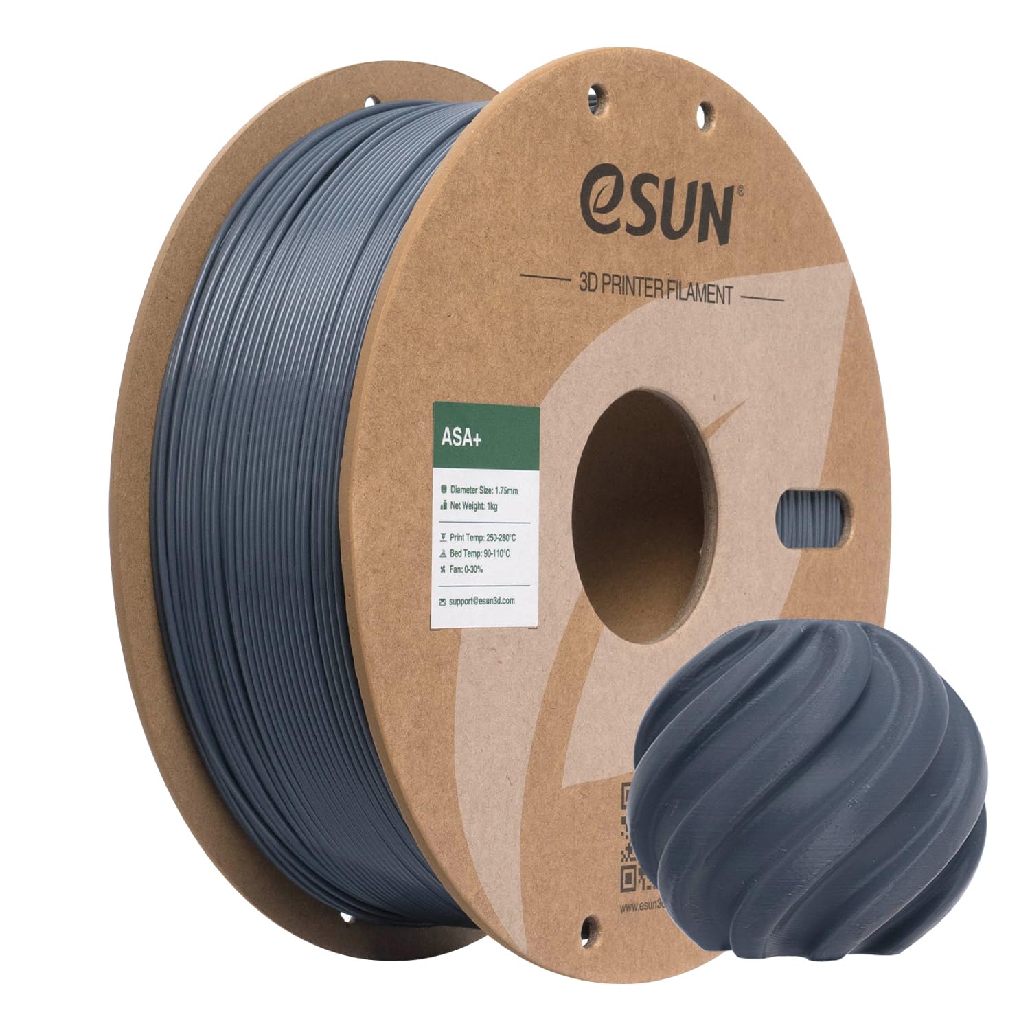 eSUN ASA filament 1.75mm, weerbestendig 3D printer filament voor functionele onderdelen voor buiten, 1KG spoel 3D print filament voor 3D printers (Warm wit, 1KG eSUN ASA filament 1.75mm, weerbestendig 3D printer filament voor functionele onderdelen voor buiten, 1KG spoel 3D print filament voor 3D printers (Warm wit, 1KG