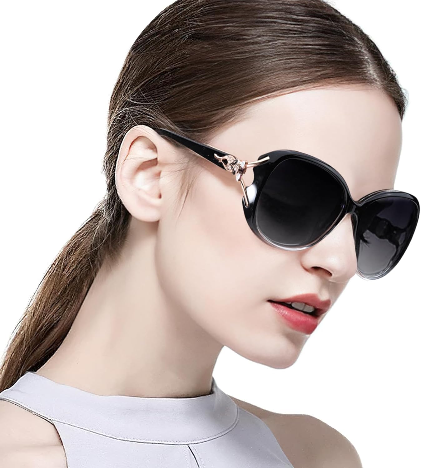FIMILU Sunglasses for Women Trendy Polarized Sunglasses Oversized Big Sun Glasses Ladies Shades UV Protection - Image 4