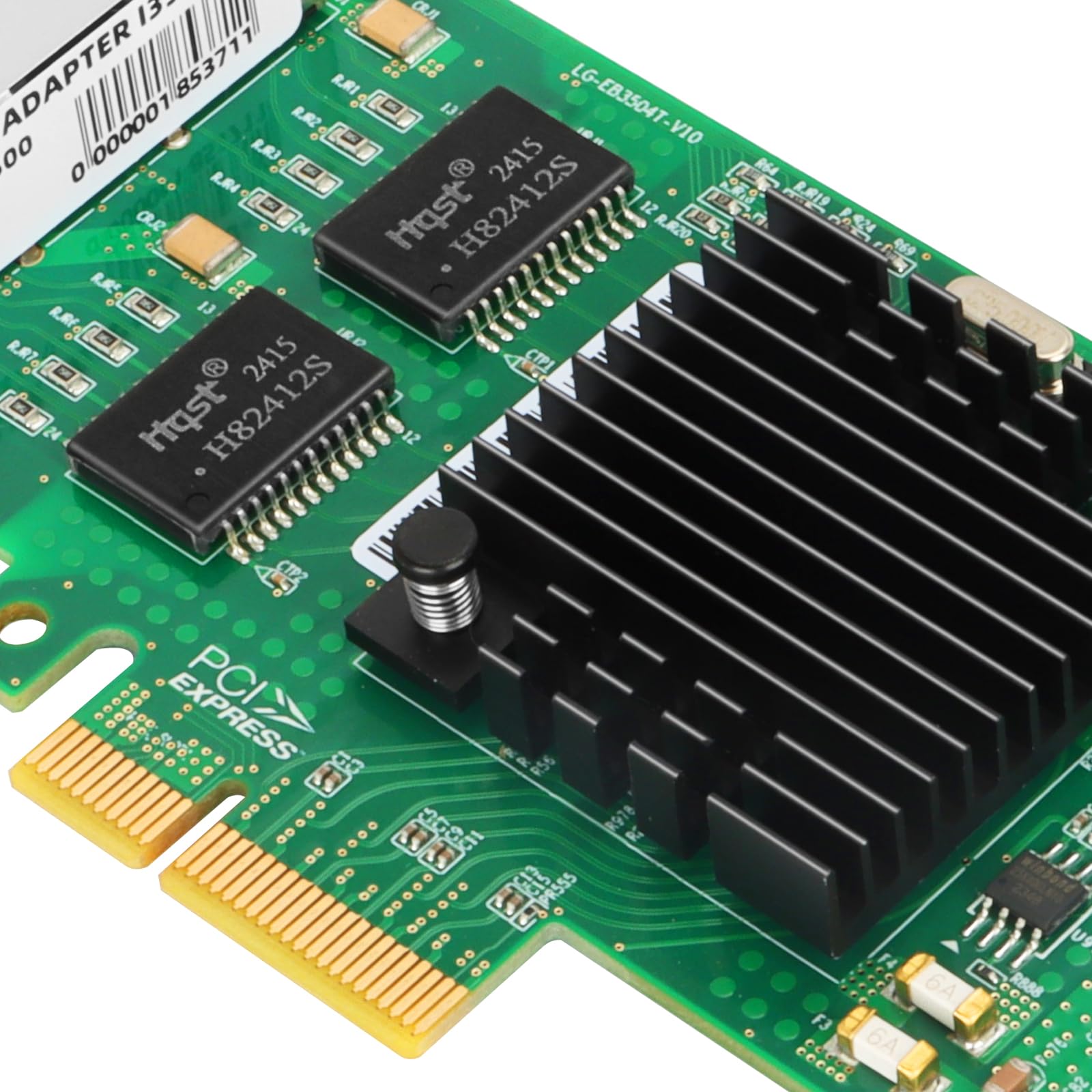 para Intel I350-T4 4 Puertos (Quad) 1.25G Gigabit Ethernet PCI Express 2.0 PCI-E Tarjeta adaptadora de Red (Nic) 10/100/1000 Tarjeta de 4 carriles de Mbps con chipset Intel I350AM2 4xRJ45